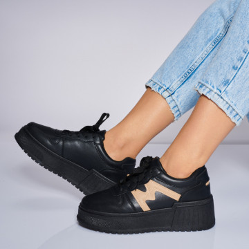 Adidasi Dama Toty Negru Total- Need 4 Shoes