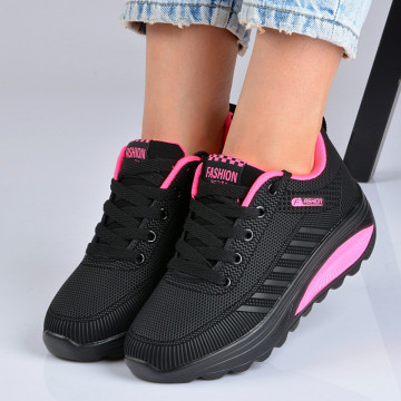 Adidasi Dama Zena 21 Negru/Roz- Need 4 Shoes