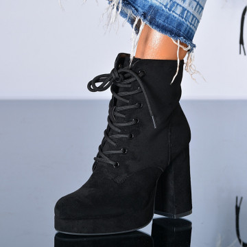 Botine Glena Negre - Need 4 Shoes
