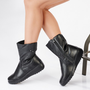 Cizme Dama Imblanite Alexei Negre - Need 4 Shoes