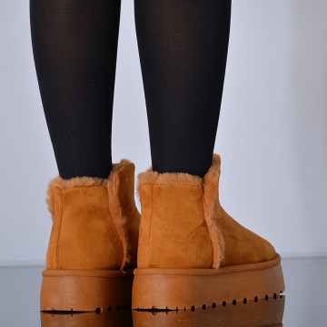Cizme Dama Imblanite Aryna 3 Camel- Need 4 Shoes