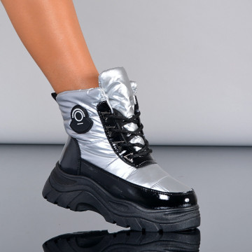 Cizme Dama Imblanite Celsia Argintii- Need 4 Shoes