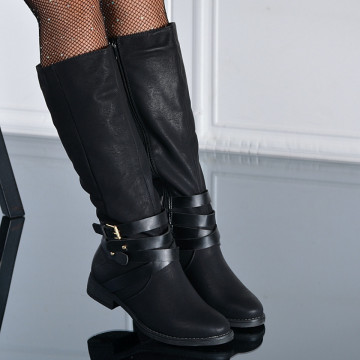 Cizme Dama Imblanite Lory Negre- Need 4 Shoes