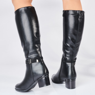 Cizme Dama Imblanite Sisy Negre - Need 4 Shoes