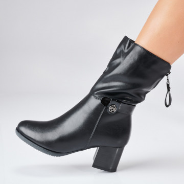 Cizme Dama Imblanite Viki Negre - Need 4 Shoes