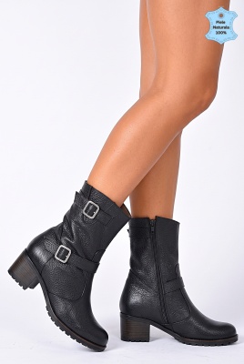 Cizme Dama Piele Naturala Naty Negre