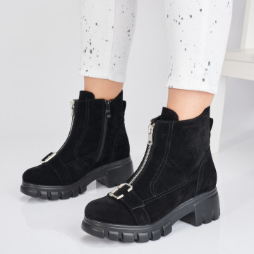 Ghete Dama Casual Agata Negre-Need 4 Shoes