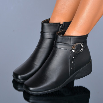 Ghete Dama imblanite Anca 3 Negre - Need 4 Shoes