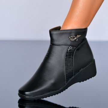 Ghete Dama imblanite Anca Negre - Need 4 Shoes