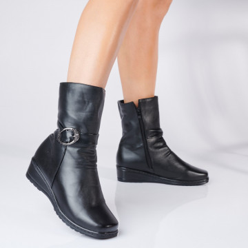 Ghete Dama Imblanite Ara 12 Negre- Need 4 Shoes