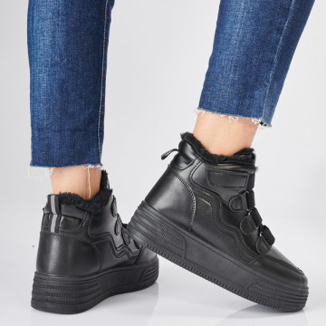 Ghete Dama Imblanite Mario Negre - Need 4 Shoes