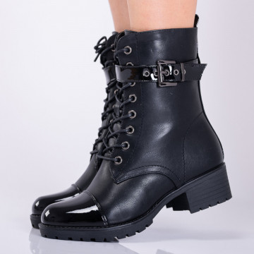 Ghete Dama Imblanite Roxett Negre - Need 4 Shoes