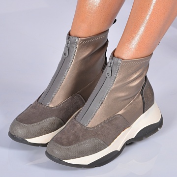 Ghete Dama Iony  Gri- Need 4 Shoes