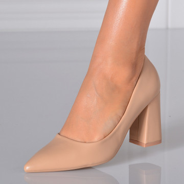 Pantofi Cu Toc Dama Anita Kaki- Need 4 Shoes