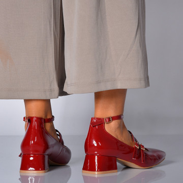 Pantofi Cu Toc Dama Elvyra Bordo- Need 4 Shoes