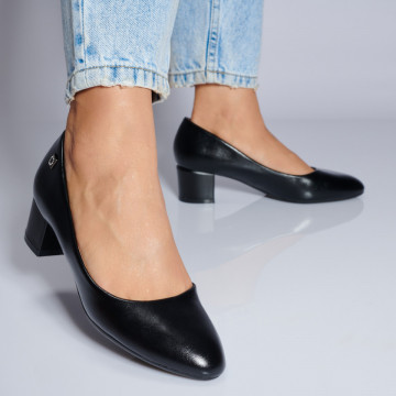 Pantofi Cu Toc Dama Melina Negri- Need 4 Shoes