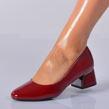 Pantofi Cu Toc Dama Nadia Bordo- Need 4 Shoes