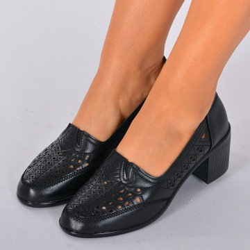 Pantofi Cu Toc Dama Olimpia Negri - Need 4 Shoes