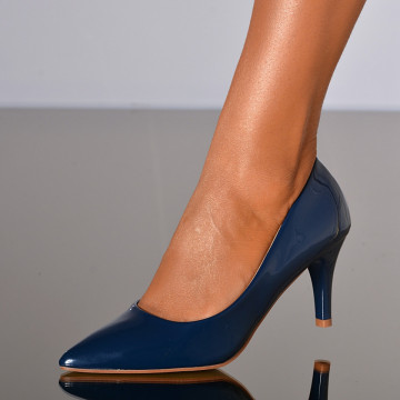 Pantofi Cu Toc Dama Rossy Navy- Need 4 Shoes
