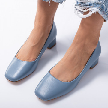 Pantofi Cu Toc Dama Savin Albastri- Need 4 Shoes