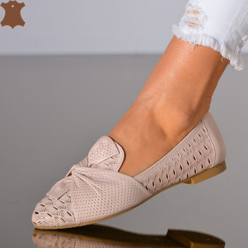 Pantofi Dama Piele Naturala Alma 3 Roz