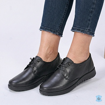 Pantofi Dama Piele Naturala Antalya 2 Nergri