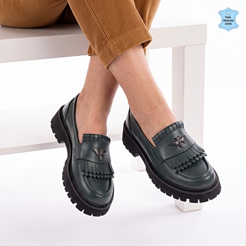 Pantofi Dama Piele Naturala Elyf Verzi