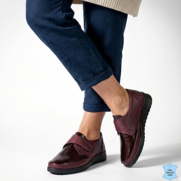 Pantofi Dama Piele Naturala Izmir Bordo