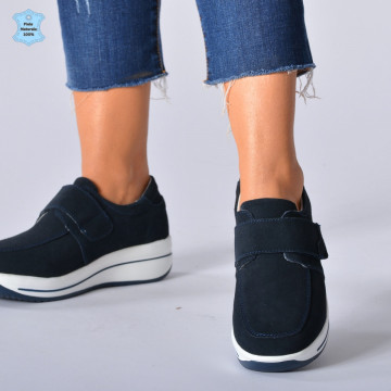 Pantofi Dama Piele Naturala Sarah 2 Navy- Need 4 Shoes