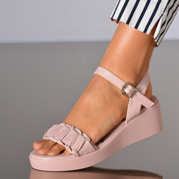 Sandale Cu Platforma Coryna Roz- Need 4 Shoes