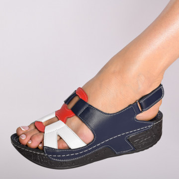 Sandale Cu Platforma Marta Navy- Need 4 Shoes
