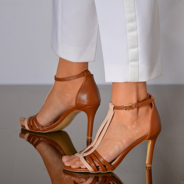 Sandale Dama Cu Toc Mikaela Maro- Need 4 Shoes