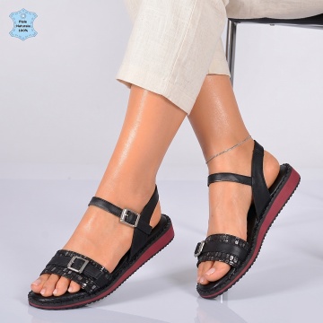 Sandale Dama Piele Naturala Lucia 6 Negre