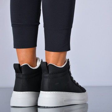 Adidasi Dama Imblaniti Mary 2 Alb/Negru- Need 4 Shoes