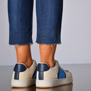 Adidasi Dama Jenifer Alb/Navy- Need 4 Shoes