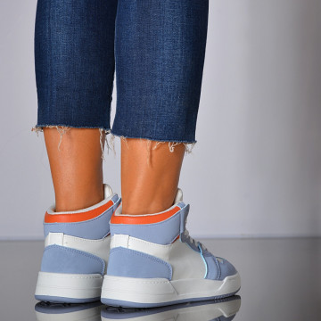 Adidasi Dama Judy Alb/Albastru- Need 4 Shoes