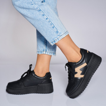 Adidasi Dama Toty Negru Total- Need 4 Shoes