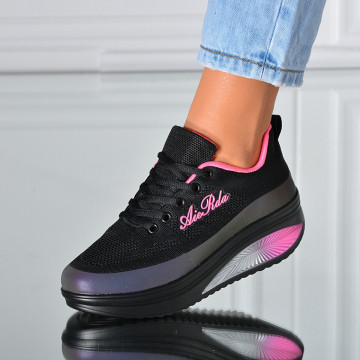 Adidasi Dama Zena 16 Negru/Roz- Need 4 Shoes
