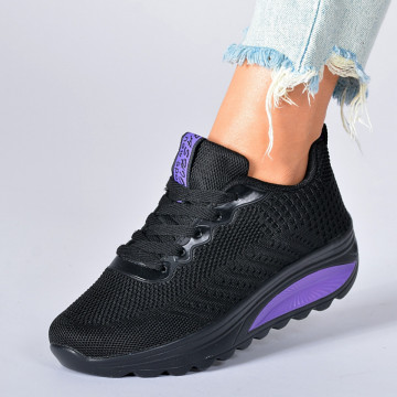 Adidasi Unisex Zena 25 Negru/Mov- Need 4 Shoes