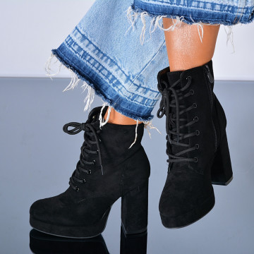 Botine Glena Negre - Need 4 Shoes