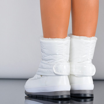 Cizme Dama Imblanite Alev Albe- Need 4 Shoes