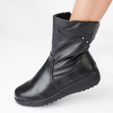 Cizme Dama Imblanite Alexei Negre - Need 4 Shoes