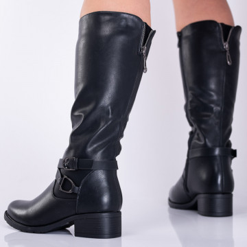 Cizme Dama Imblanite Amber 2 Negre - Need 4 Shoes