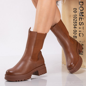 Cizme Dama Imblanite Amena Camel - Need 4 Shoes
