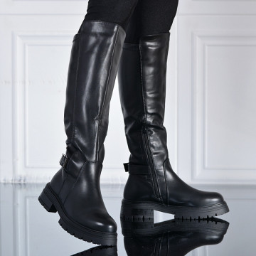 Cizme Dama Imblanite Andra Negre - Need 4 Shoes