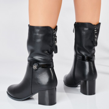 Cizme Dama Imblanite Viki Negre - Need 4 Shoes