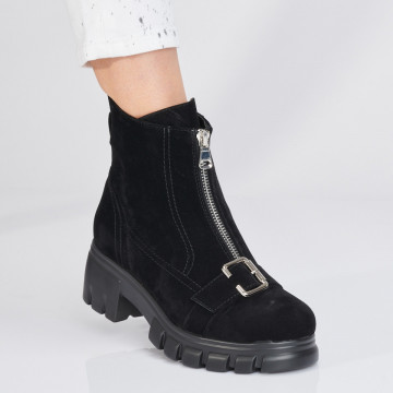 Ghete Dama Casual Agata Negre-Need 4 Shoes