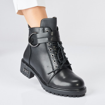 Ghete Dama Imblanite Kiki 2 Negre - Need 4 Shoes
