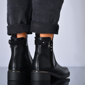 Ghete Dama Imblanite Milena Negre - Need 4 Shoes