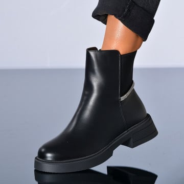 Ghete Dama Imblanite Rubia Negre - Need 4 Shoes